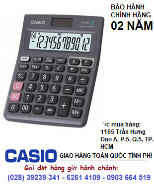 Casio DJ-120D, Máy tính tiền Casio DJ-120D loại 12 số Digits có phím 000 | CÒN HÀNG